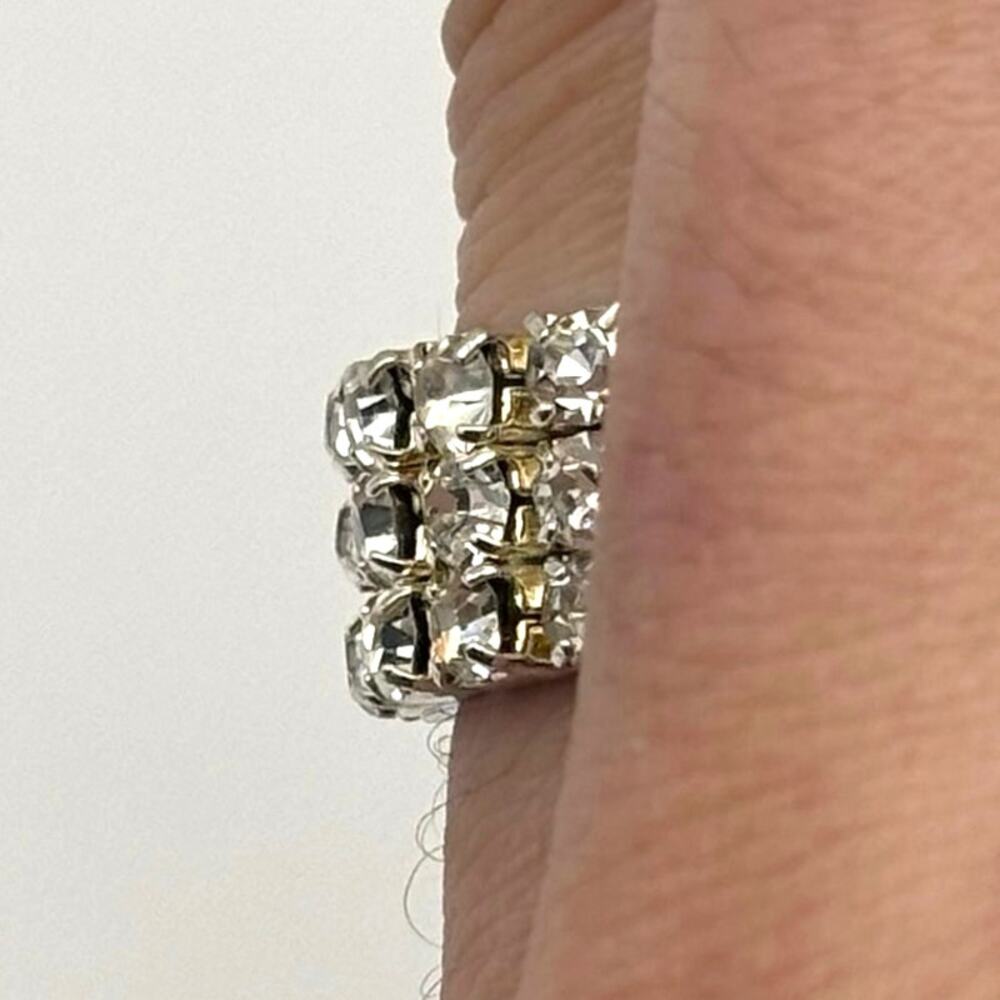 Silver Crystal Ring - Picture 2 of 3